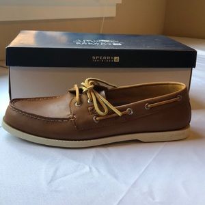 Sperry top-sider Tan/white sz 12 NEW